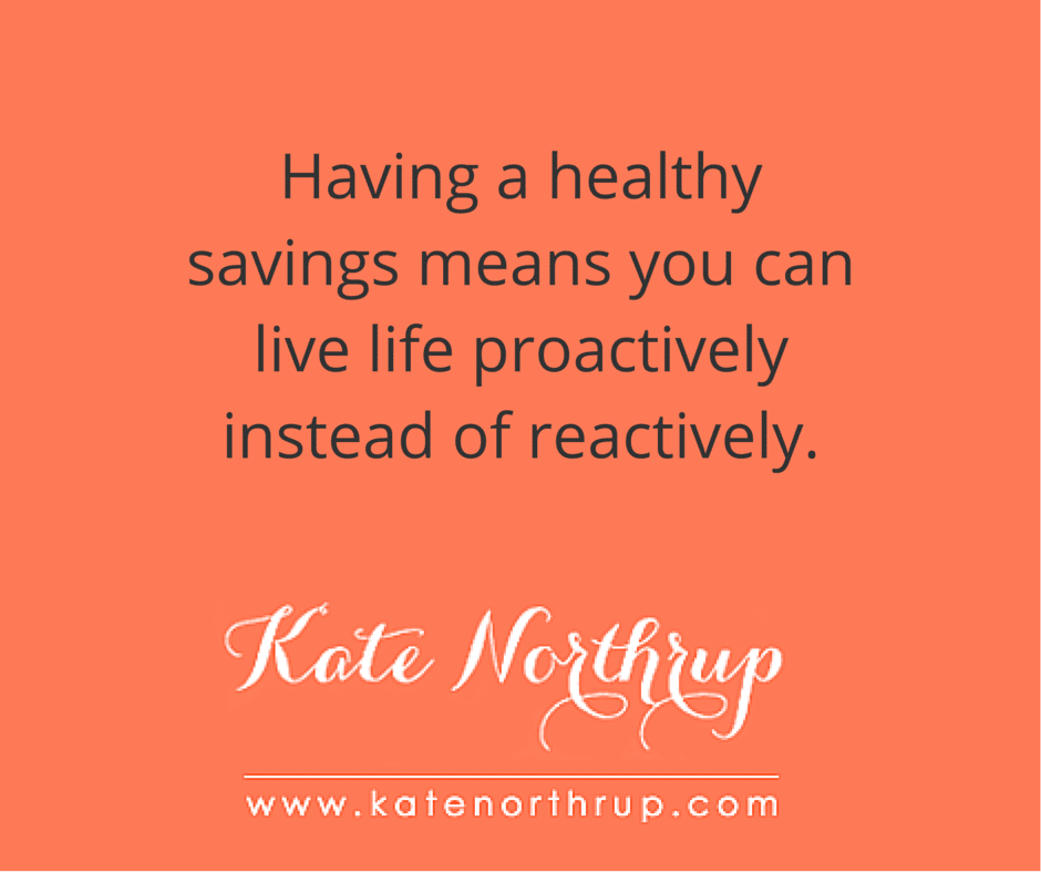 Having a healthy savings-Tweet
