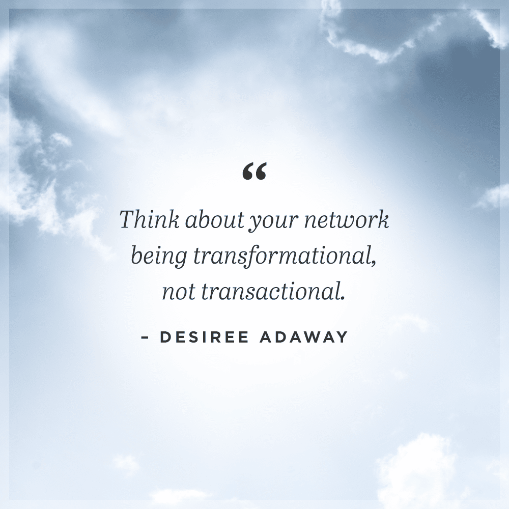 Radical Networking for Transformation